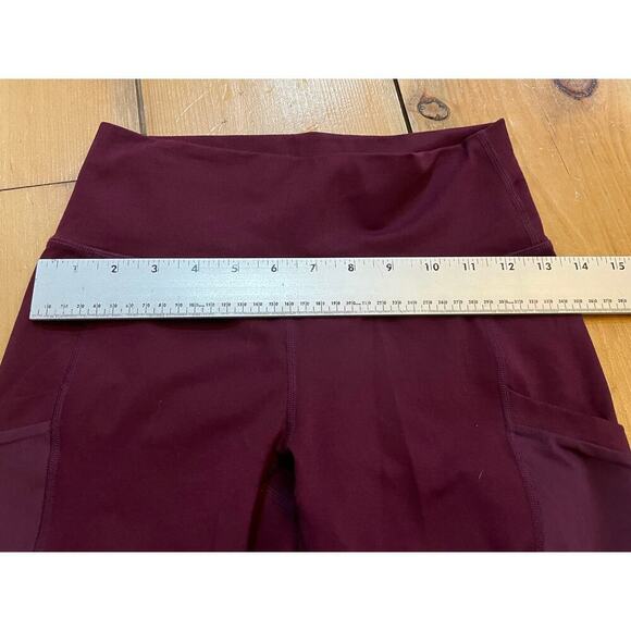 Fabletics women's powerhold athletic leggings. Purple. Size Small. Pocket. Mesh - Picture 7 of 7